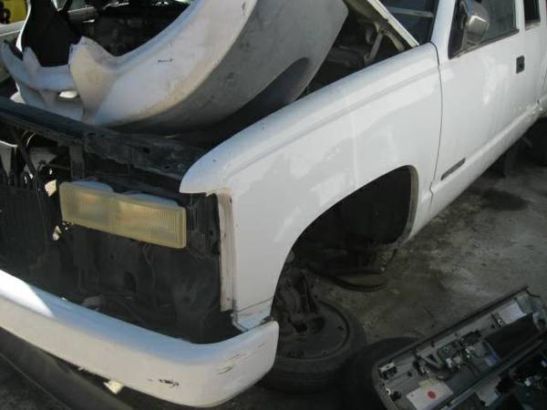 92 Chevy pickup hood bumper front fenders head lamps 1