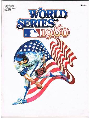 1980 World Series Program Phillies Mike Schmidt MVP George Brett HOF 1