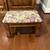 Fabric flower foot stool 1 thumbnail