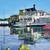 Alex Nizovsky - Yellow Ferry Dock 3 - Modern Landscape Art USA 30"x24" 3 thumbnail