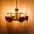 Vintage Mid Century Concave Lucite Disc Chandelier 9 thumbnail