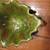 Mid-Century Green Leaf Ceramic Bowl 1 thumbnail