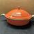 NEW - Orange Fiesta 4 Qt Persimmon Enamelware Oval Roaster with Lid 3 thumbnail