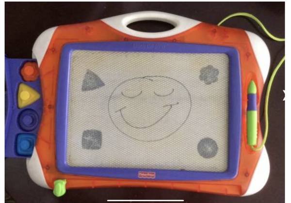 Magnetic Drawing Board with Stamps 1