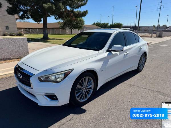 2018 INFINITI Q50 2.0t LUXE Sedan 4D - Call/Text 602-975-2919 1