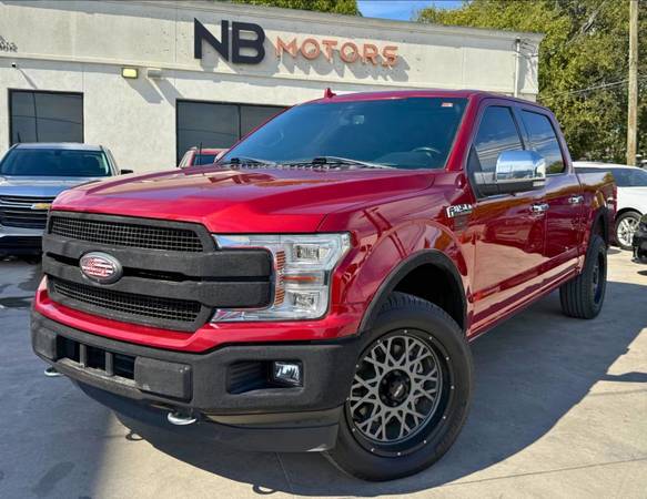 2018 Ford F150 SuperCrew Cab 4x4 4WD F-150 Truck Platinum Pickup 4D 5 1