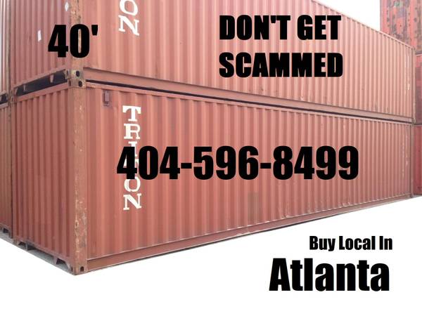 40' Used Conex Storage Container Shipping Containers Cargo Pod 1