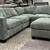 New 99x99 corduroy sectional couch : free delivery 1 thumbnail