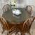 Charming Kitchen Dining Table with 4 Chairs & Protective Glass 14 thumbnail
