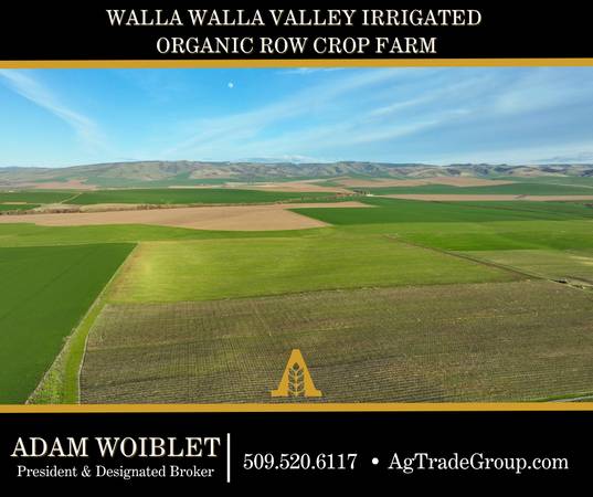 $1,900,000 208.00 +/- Acres Irrigated Organic Farm