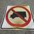 No Trucks Aluminum Road sign,   Vintage sign   24" x 24" 1 thumbnail