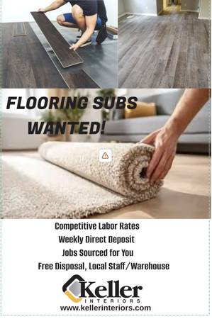 FLOORING SUBCONTRACTORS NEEDED 1