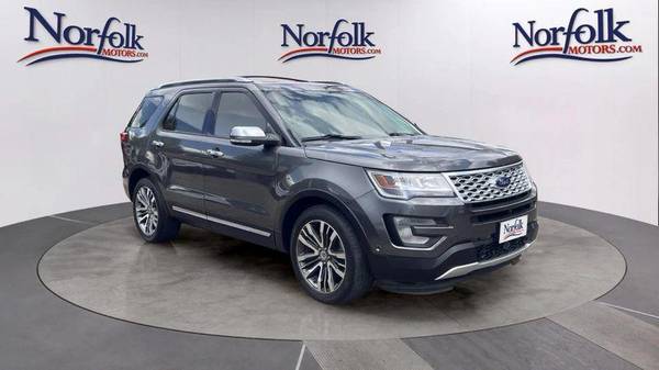 2016 Ford Explorer Platinum AWD, Twin Turbo V6, Sunroof, Navigation, Heated Seat - $13,850 (+ Norfolk Motors West)63619675064067122