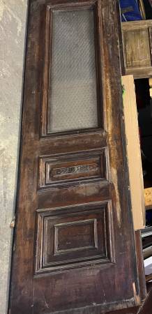 Antique double doors exterior. 1