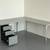 Desk and Return - L -Shaped Office Desk with locking cabinet 29#50 4 thumbnail