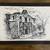 Mission Espada & The Alamo Vintage Art Ink Prints - 19in. X 13in. 3 thumbnail