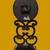 NWOT Vtg Chateau Joullian Pontet Freres Metal Standing Table Clock 7 thumbnail