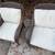 Full patio set (couch, two chairs, round table) w/2 full sets of cushions 3 thumbnail