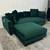 Joybird Miller Sleeper Sofa With Ottoman 3 thumbnail