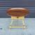 Vintage High Quality Heywood Wakefield Round Side Table. 1 thumbnail