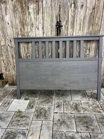 Queen Bed Frame with box spring IKEA 1