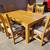 Southwest Custom Solid Wood Dining Table and 6 Chairs 2 thumbnail