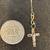 14 K necklace with cross charm 2 thumbnail