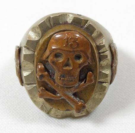 WANTED -skull ring vintage - Mexico 1