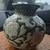 Green and white pottery middle size vase 5 thumbnail