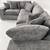 New CasaBella Mochi Cloud sectional. Boucle modular L shaped sofa 14 thumbnail