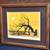 vintage 70's lithograph framed art dead tree windmill Gene Wineland 6 thumbnail