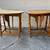 PAIR OF VINTAGE NORTHWEST CHAIR COMPANY OVAL DROP LEAF FOLDING TABLES 7 thumbnail