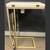 C Shaped side table with 2 USB and 2 power outlets. Sofa end table. Couch accent 2 thumbnail
