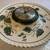 vintage 60s Ceramic Painted Floral Wall Clock Mid Century Modern MCM 6 thumbnail