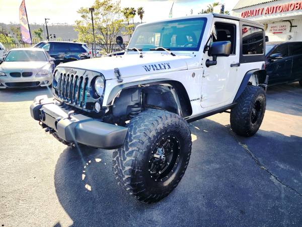 2016 Jeep Wrangler Willys Wheeler 4WD (lifted) - $15,995 (Mission Valley - Prime Auto Imports)63440914346753121