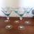 Aqua Martini Glass w Wavy Design. Sturdy - No Scratches or Chips 1 thumbnail