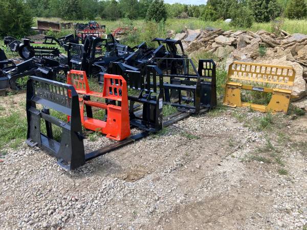 Forks for skid steer loaders, 48", 60" 72" 1