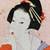 Japanese Asian Geisha Silk Embroidered Crepe Tango Chirimen Wall Decor 2 thumbnail