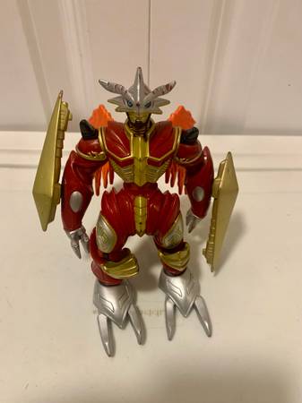 Digi-Warriors Burning Greymon Digimon Bandai 2002 Action Figure Toy Vritramon 5" 1
