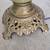 Antique Vintage Hand Painted Iron Cast Base Lamp 9 thumbnail
