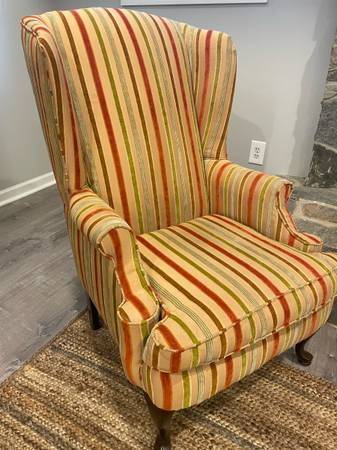 Vintage Wingback Chair 1