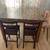 Granite Dining Table Excellent Condition 7 FREE Chairs 4 thumbnail