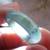 Certified Jadeite Jade Icy Green Burma Myanmar Round Circle Ring NO. 8 5 thumbnail