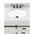 30-in White Undermount Single Sink Bathroom Vanity (new) 2 thumbnail