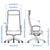 2 IKEA Office Chair — MARKUS Premium Leather & Ergonomic Mesh 21 thumbnail