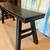 Wide Bench- Solid Wood, Black, Antique Style-$160 FIRM PLEASE, check the measure 4 thumbnail
