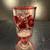 Ruby Flashed Over Crystal Cup Bohemian Glass Goblet 19 Century 5 thumbnail