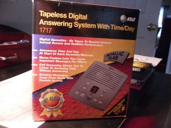 Digital Phone Answering System, AT&T 1