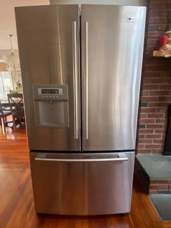 LG 36" counter depth French door refrigerator 1