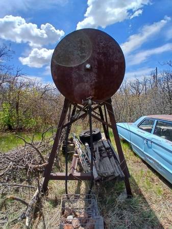 300 Gal Overhead Gravity Fed Fuel Tank 1